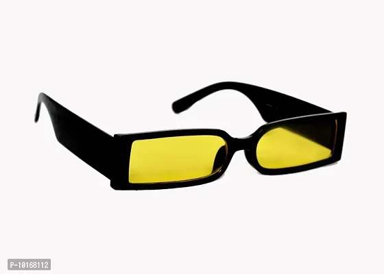 Retro Rectangle Sunglasses U V Protected for Teenage Girls & Women-thumb0