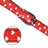 Women's,Ladies's,Girl's Belt For Jeans, Women's Printed Belt for Dresses,Size (26-32) (RED)-thumb1