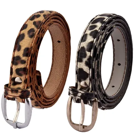 Tiger print Belt For Women Girls(Pack of 1)