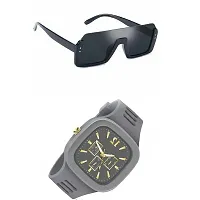 Digital Sports Watch, Multi-Functional Watch for Boys & Men with Sunglasses, Combo Pack of 2 (grey)-thumb1