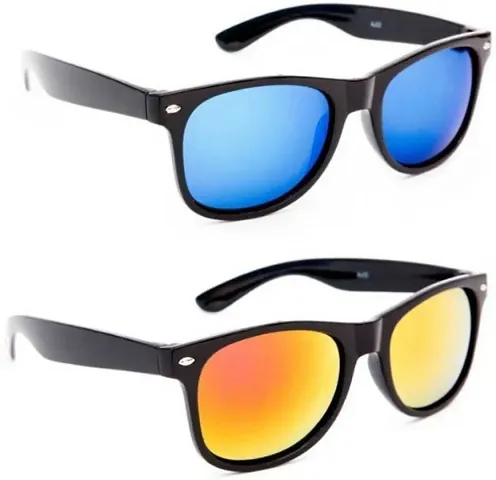 Poloshades Unisex Sunglasses|Blue Mercury and Mercury lens | Combo Offer