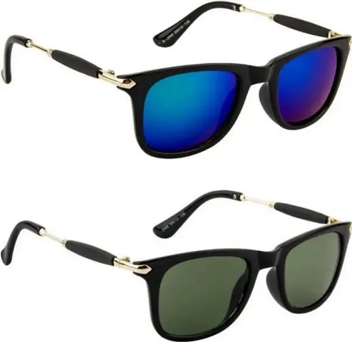 Stylish and UV-Protective Sunglasses for Every Occasion Pack of 2