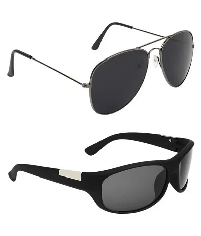 Stylish Men's Sunglasses Combo