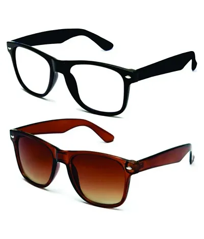 Men Sunglasses, U V Protected Rectangular Sunglasses For Unisex (Free Size)