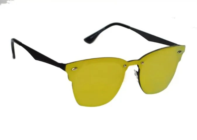 Trendy Metal Square Sunglasses For Men's
