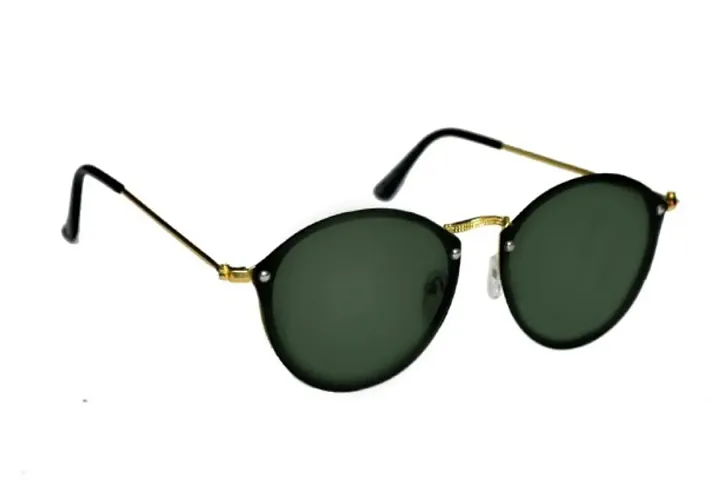 Unisex Stylish Alloy Round Sunglasses