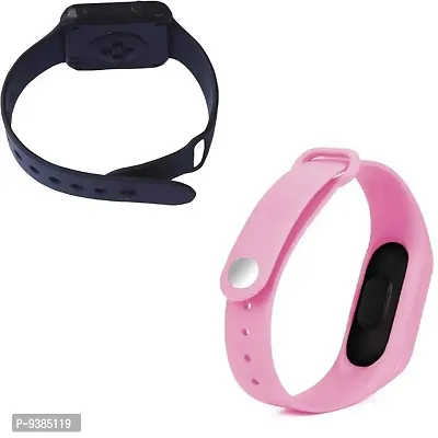 Fancy Silicone Unisex Digital Watch Pack of 2-thumb2