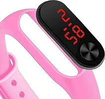 Fancy Silicone Unisex Digital Watch Pack of 2-thumb2