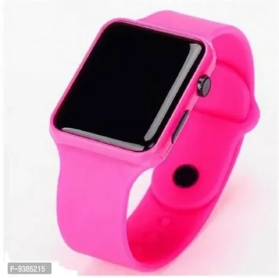 Fancy Silicone Unisex Digital Watch Pack of 2-thumb2