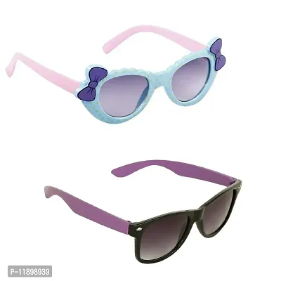 U V Protected Kids Sunglasses For Boys  Girls (Pack of 2 )-thumb0
