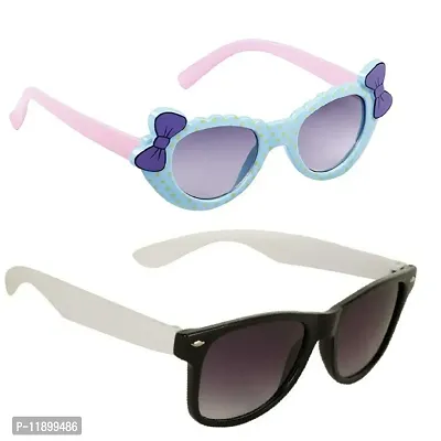 U V Protected Kids Sunglasses For Boys  Girls (Pack of 2 )
