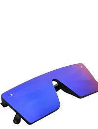 Sunglasses ,Men Blue  UV Protected Rectangular Sunglasses-thumb1