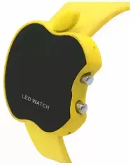 Watches,Yellow Digital Display Apple Shape Watch For Unisex Kids-thumb2