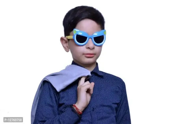 Supply 2023 Kids Sunglasses Retro Rectangular Street Shot Baby Sunglasses  Fashion Boys and Girls Cool Black Cat Eye Personality Baby-