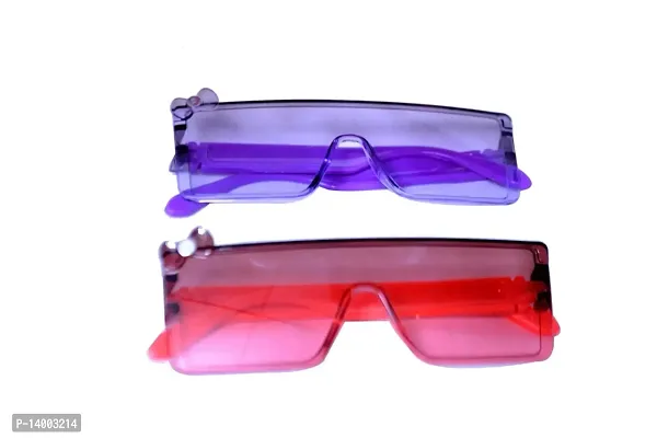 Kids Sunglasses ,Boys  Girls U V Protected Square Sunglasses Combo Pack of 2