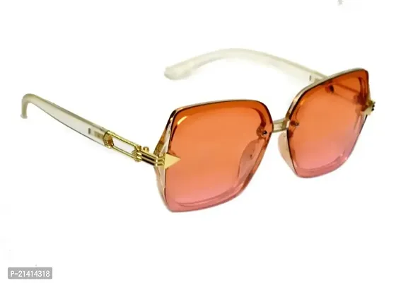 Retro style oval shape u v protected sunglasses for girls  women-thumb0