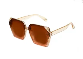 Retro style oval shape u v protected sunglasses for girls  women-thumb2