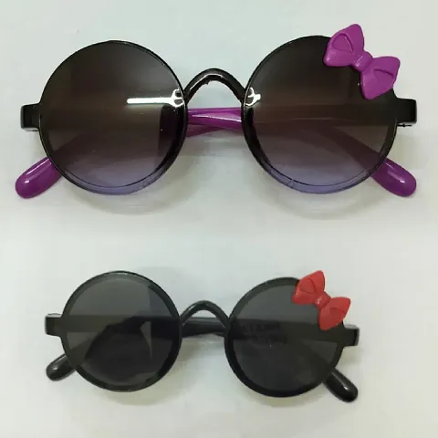 2 Sunglasses Combo Pack For Kids Boys Girls (Age - 3 - Years )