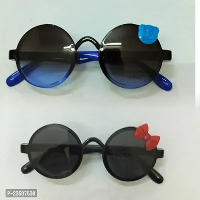 2 Sunglasses Combo Pack For Kids Boys  Girls (Age - 3 - 10 Years )-thumb0