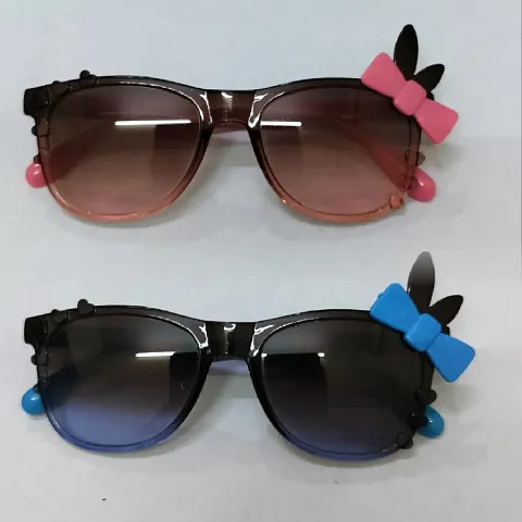 2 Sunglasses Combo Pack For Kids Boys  Girls (Age - 3 - 10 Years )