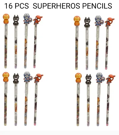 Avengers Theme Pencils(Pack of 16 Pencils)
