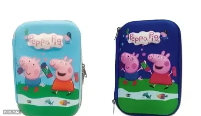 Peppa Pig Pencil Box (Pack Of Two Pencil Boxes) Pack Of 2-thumb0