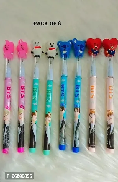 BTS Theme Pencils(Pack of 8 Pencils)-thumb0