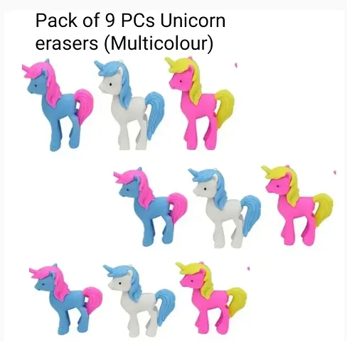 Unicorn Eraser (Pack of 9 Erasers)