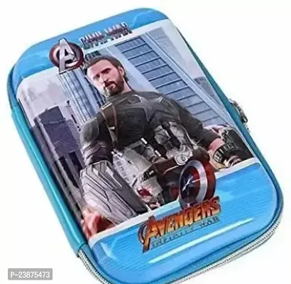 Captain America Pencil Box For Kids Pack Of 1