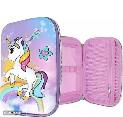 Unicorn Pencil Box (Light Pink) Pack Of 1-thumb0