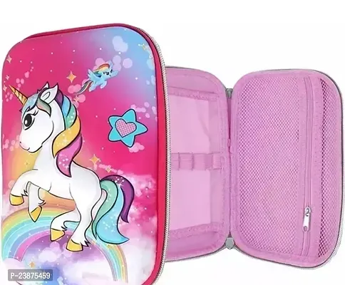 Unicorn Pencil Box (Dark Pink) Pack Of 1-thumb0