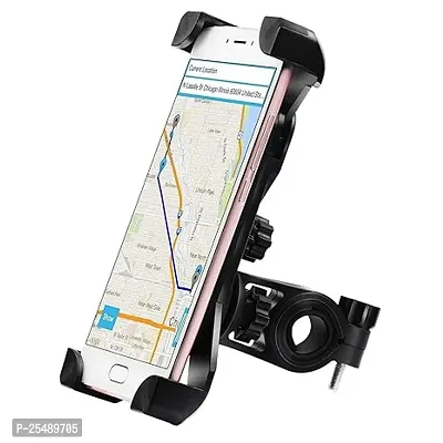 Aerico Bike Phone Mount Holder, Universal Adjustable Bicycle Cell Phone Holder Cradle Stand Motorcycle Rack Handlebar Smartphone Pack Of 1