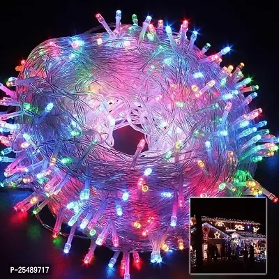 Aerico Home Decorative Led Lights For Diwali, 120 Led Multicolor Twinkling Bulbs For Diwali Decoration With 30 Meter Wire Length-thumb0