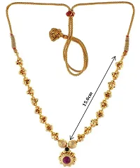 KALAPURI? Traditional Handmade Jewellery Javmani Triveni Haar Necklace for Women and Girls-thumb3