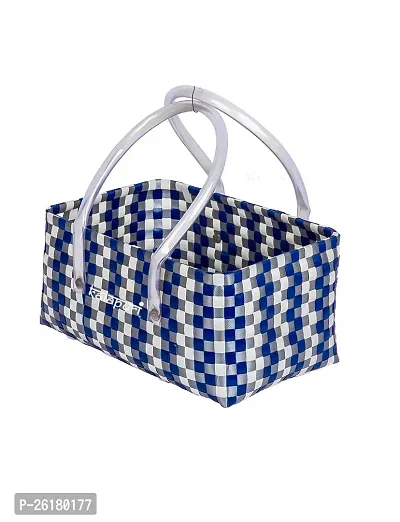 KALAPURI Reusable Multipurpose Basket| Beach Bag Shopping Bag |Grocery Basket | Hand Bag | Storage Basket |Hand Woven Bag | Lunch Bag | Wire Basket-thumb3