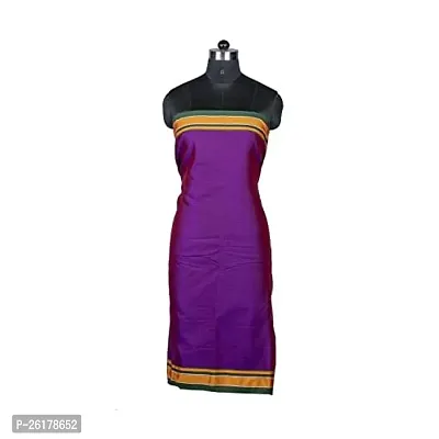 KALAPURIreg; Guledgudda Khun Fabric with Green Border for making Blouse/Kurtis/Patiala/with Contrast Border for Women-thumb3