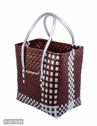 KALAPURI Essentials Handbag for Women, Geometric Tote Hand Bags, Shoulder Shopping Handbags for Women, Stylish Ladies Purse-thumb2