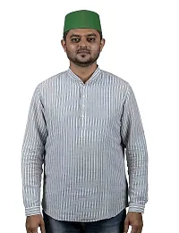 KALAPURI Traditional Handstitched Ready to Wear Typical Maharashtrain Green Gandhi Topi (Turban) for Wedding/Traditional Functions 1111-2-thumb4