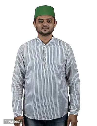 KALAPURI Traditional Handstitched Ready to Wear Typical Maharashtrain Green Gandhi Topi (Turban) for Wedding/Traditional Functions 1111-2-thumb5