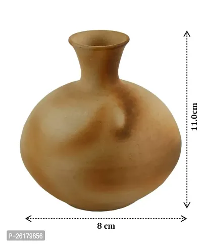 KALAPURI? Natural Colored Made of Teracotta Clay Handicrafts Gifts Wall Corners Pot-thumb3