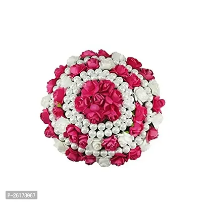 KALAPURIreg; Elegant Weaved Floral Hair Gajra, Bun Maker, Hair Brooch,Juda Pin for Girls  Women|Bridal Hair-thumb2