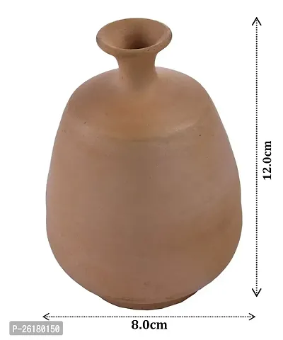 KALAPURI? Natural Colored Made of Teracotta Clay Handicrafts ShowPiece Terracotta Vase-thumb2