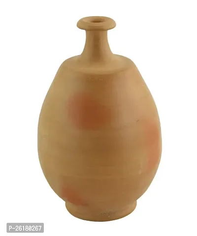 KALAPURI Terracotta Clay Natural Colored Handicrafts Showpiece Vase (Brown, Large), Clay
