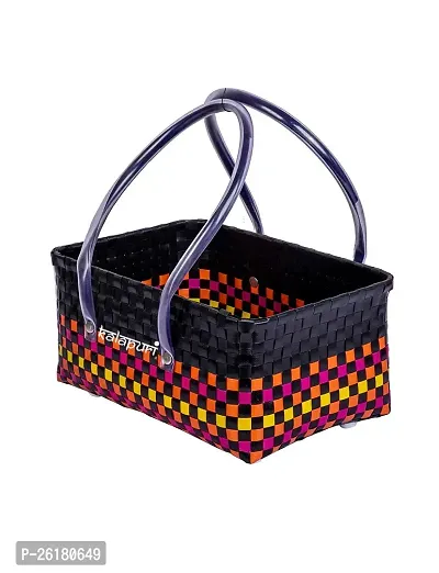 KALAPURI Reusable Multipurpose Basket| Beach Bag Shopping Bag |Grocery Basket | Hand Bag | Storage Basket |Hand Woven Bag | Lunch Bag | Wire Basket-thumb3