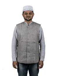 KALAPURI Traditional Handstitched Ready to Wear Typical White Baniya Topi with Hand Embroidery for Groom or Dulha or Navardev Wedding/Marriage 1102-2-thumb4