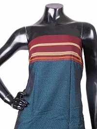 KALAPURI Guledgudda Grey Khun Fabric for making Blouse/Kurtis/Patiala/Palazzo/Gowns with Contrast Border for Women-thumb2