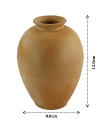 KALAPURI? Natural Colored Made of Teracotta Clay Handicrafts Gifts Wall Corners Pot-thumb2