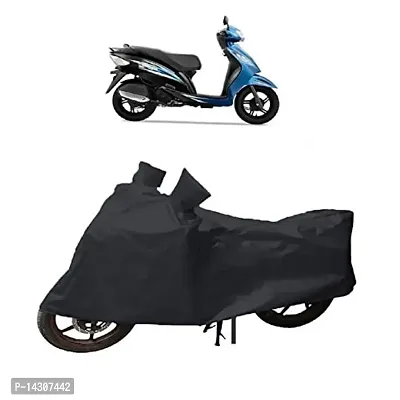 Buy SHIVRAT Water Resistant Scooty Bike Cover Compatible with TVS Wego  Dustproof Two Wheeler Body Cover (Black) Online In India At Discounted  Prices