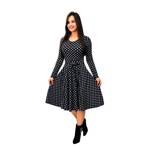 Stylish Crepe Dress For Women