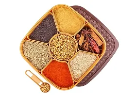 SUVARNA Masala Box Dabba for Keeping Spices, Spice Box for Kitchen, Masala C-thumb1
